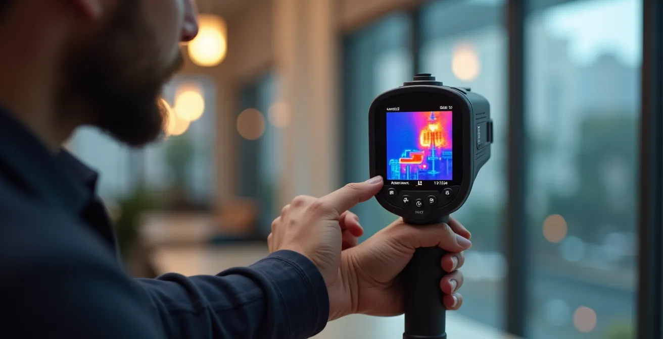 Expert analysant les données énergétiques d'un bâtiment